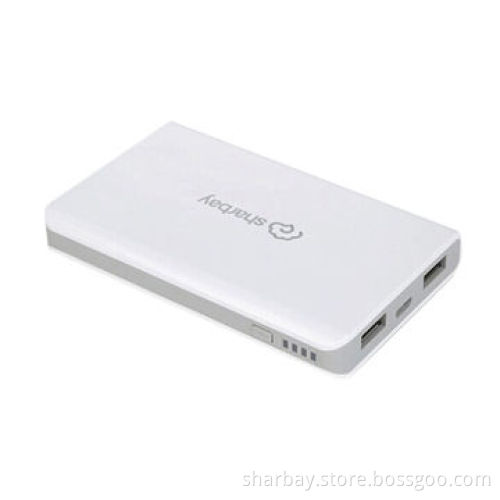 6,000mAh power banks for phones & tablet PC, with double USB ports & lithium polymer batteryNew